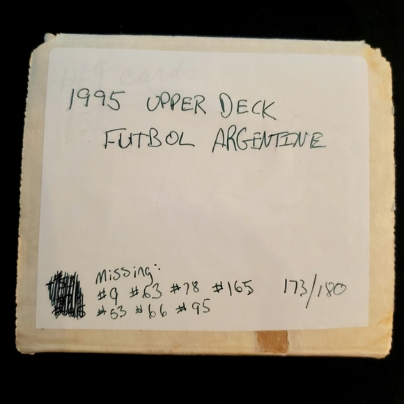 1995 Upper Deck Futbol Near Complete Partial Set Mint + Soccer Cards No Maradona - Picture 2 of 2